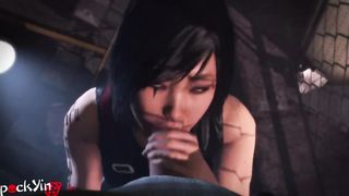 Mirror's Edge Faith Blowjob and Cum on Face