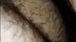 POV hairy chub bottom getting fucked not by daddy in hallway