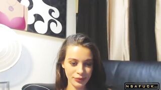 Lana Rhoades Smoking Big Ass Big Tits Teen Masturbating with Toys