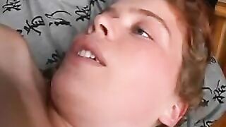 Hairy Red Hair Slut Fucked With Bukkake