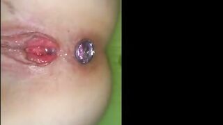 Fun with butt plug