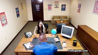 Fucking busty milf on office desk and in chair