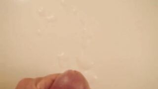 Closeup masturbation hand fucking cumshot load jizz