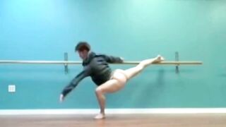 Male ballet practice (without tights!)