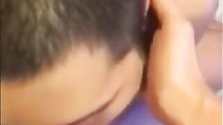 Chinese boy sucking