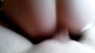 Girlfriends anal ride