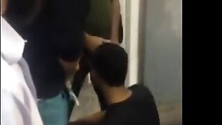 Blowjob Public Restroom