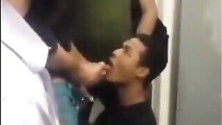 Blowjob Public Restroom