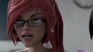 3D Hentai MILF Teacher and Student Fuck